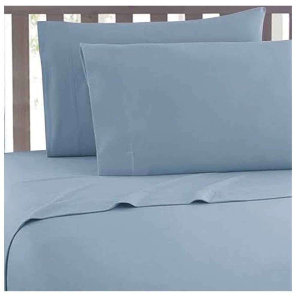 Dusty Blue New bedding sheets Bed Sheet 6 pc set